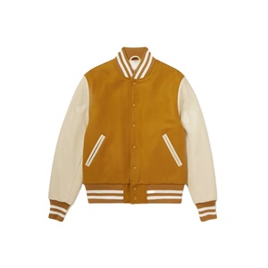 แจ็คเก็ตวาร์ซิตี้คุณภาพสูงสุดสำหรับขายส่ง แจ็คเก็ตเบสบอลแบบ Letterman พร้อมการพิมพ์แบบ Sublimation แจ็คเก็ตวาร์ซิตี้ผ้าฟลีซอุ่นๆ - Product Image 1