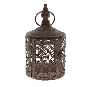 Handmade Moroccan Brass <b>Lantern</b> <b>Set</b> Rectangle Shape Home Decoration Durable Candle Holder Lights - Product Image 5
