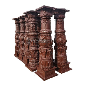 Modernos y Sencillos Pilares de Madera para Bodas del Sur de la India, Decoraciones para Bodas, Precio al por Mayor, Pilar del Sur de la India - Product Image 1