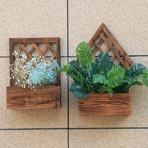 Jardinière murale décorative en bois pour plantes, support mural suspendu pour balcon, échelle à plantes de jardin, fabriqué au Vietnam - Product Image 4