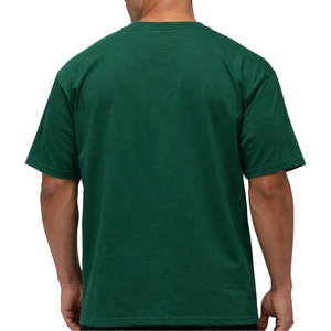 Camiseta Extra Grande Premium para Hombre, Color Sólido Personalizado, Cuello Redondo, Informal, Ecológica, de Secado Rápido, 100% Algodón, Ligera - Product Image 2