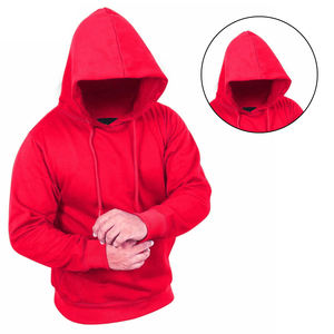Sweat-shirts à capuche décontractés pour hommes, qualité supérieure, faits à la main, 100% coton, manches longues, élégants et tendance, technique de teinture unie - Product Image 2