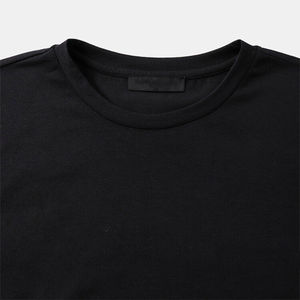 T-shirt pour homme à col rond, à blocs de couleur, à manches courtes, à motif géométrique, décontracté, coupe classique, en coton et polyester tricoté - Product Image 3