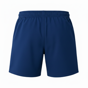 Shorts de sport décontractés pour hommes, personnalisés, unis, pour pickleball, écologiques, longueur genou, en mélange de coton, séchage rapide, pour l'entraînement athlétique - Product Image 3