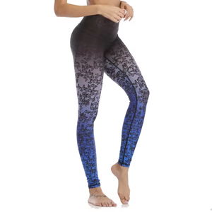 Leggings de sublimation graphiques artistiques haut de gamme pour femmes, taille haute, extensibles, pour yoga et fitness, séchage rapide, vêtements de sport - Product Image 5