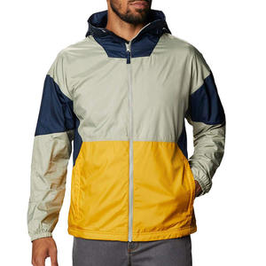Chaqueta Cortavientos con Capucha para Hombre, Impermeable, Ligera, Informal, con Cierre Frontal, Transpirable, Cómoda, para Invierno y Uso Diario - Product Image 1