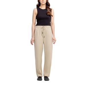 Alta calidad logotipo personalizado ropa deportiva entrenamiento Fitness 100% algodón polar de talla grande pantalones de chándal Jogger para mujer - Product Image 2