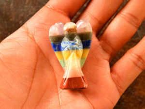 เทวดาหินคุณภาพสูง พร้อมขนาดและดีไซน์ที่ปรับแต่งได้สำหรับตกแต่งบ้าน เทวดาหินอ่อนเรซิ่นหลากสี - Product Image 4