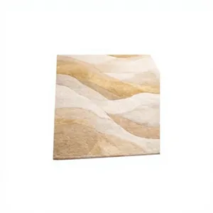Tapis moderne fait main en laine tuftée à la main, design abstrait et géométrique, lavable, forme rectangulaire, épaisseur 1,5 pouce, pour salon - Product Image 6