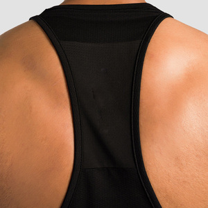 เสื้อยืดออกกำลังกายผู้ชายแบบสั่งทำพิเศษ เนื้อผ้ายืดหยุ่นสูง แห้งเร็ว ไม่มีแขน เหมาะสำหรับวิ่งและออกกำลังกายในยิม - Product Image 6