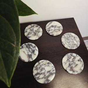 Round Designer Marble Coaster <b>Table</b> Mats Perfect For <b>Table</b> <b>Protection</b> From Heat Marks And Moisture Wholesale From India - Product Image 2