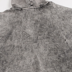 Sweat à capuche délavé effet soleil, coupe oversize, en coton, style streetwear, personnalisable - Product Image 4