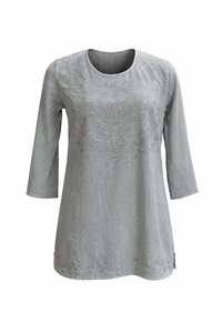 Haut en viscose brodé pour femme, vêtements de plage décontractés à manches courtes, fabricant - Product Image 3