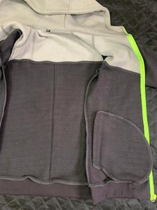 Sudaderas con capucha de cremallera completa para hombre, de algodón, forro polar técnico, ligeras, transpirables, de invierno, tallas grandes, chándal, ropa deportiva, jogger, streetwear - Product Image 5