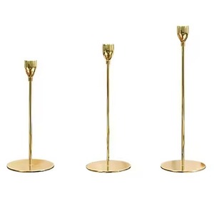 Premium Home Styling Metal Candle Stand Elegant Candle Holder <b>Table</b> Centerpiece Interior Party Decoration - Product Image 2