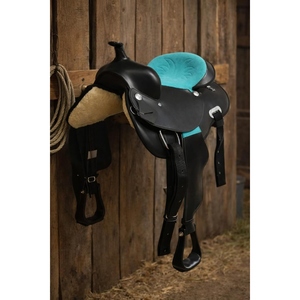 Selle de cheval en cuir sur mesure de qualité supérieure, selle d'équitation western, équipement équestre de cowboy avec étriers, fournisseur OEM ODM - Product Image 2