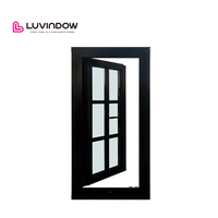 Proveedor de China, diseño de parrilla, perfil de extrusión de aluminio de 9 pies, ventanas con sistema de persianas, modelo de casa, inclinación, ventana de giro