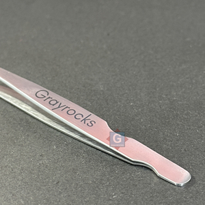 Best Selling Wholesale Price Eyelash Tweezers Stainless Steel Curved Tip Tweezers - Product Image 2