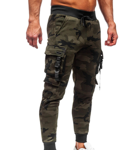 Pantalones Cargo Casuales Ligeros y Transpirables para Hombre, con Múltiples Bolsillos, Corte Recto, Estilo Urbano, Cintura Elástica y Pliegues - Product Image 2