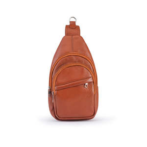 Bolso Bandolera de Piel Auténtica Hecho a Mano de Lujo para Mujer con Tres Bolsillos con Cremallera y Correa Ajustable Cómoda - Product Image 6