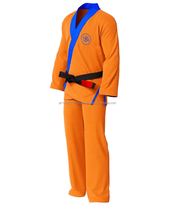 Uniforme d'arts martiaux Karaté Jiu Jitsu 100% coton personnalisable unisexe pour adultes, équipement d'entraînement - Product Image 2