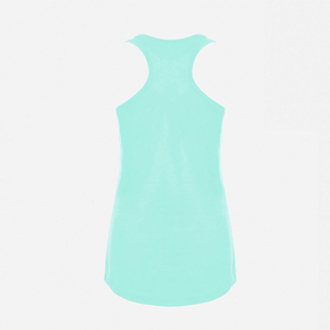 Camisetas sin mangas personalizadas para mujer, de color sólido, con cuello, para fitness y gimnasio. - Product Image 2