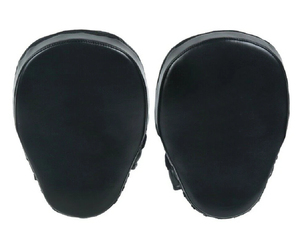 Pads de frappe incurvés en cuir véritable pour la boxe, avec poignets réglables, légers, équipement d'entraînement d'arts martiaux 2026 - Product Image 2