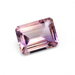 Ametrina AAA+ de 13x17.40mm, piedra facetada de corte octogonal, ametrina bicolor natural, gema semipreciosa de corte octogonal para joyería. - Product Image 3