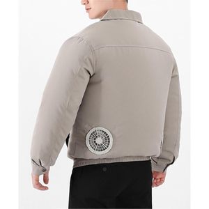 New Design <b>Jacket</b> With Fan <b>Cooling</b> Training <b>Jacket</b> Outdoor Sportswear Chest Pockets Waterproof Windbreaker Fan <b>Jackets</b> For Men - Product Image 2