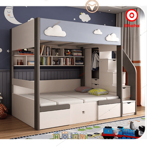 เตียงสองชั้นอัจฉริยะอเนกประสงค์สำหรับเด็ก โอฮาฮ่า - GTTM042 - Product Image 4