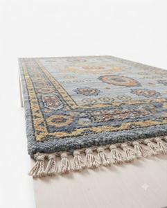Premium Turkish Hand Knotted Oushak Wool <b>Rug</b> Handmade Oriental Floral Area Carpet Luxury Decorative Home Furnishing <b>Rug</b> - Product Image 3