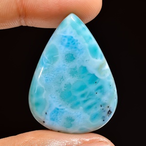 หินอัญมณีทรงเหลี่ยมผสมรูปลูกแพร์ทรงสี่เหลี่ยมประดับอัญมณีหลวมหลวมตามธรรมชาติได้รับการรับรองจากร้าน Larimar - Product Image 1