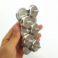Aimant en néodyme revêtu de nickel M3 M4 M5 M6 M8 aimants de Pot à filetage interne taille échantillon gratuit acier personnalisé OEM permanent