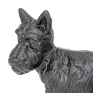 Figurine de bouledogue français en aluminium poli avec impression par gravure, 6 pouces, décoration d'intérieur, sculpture animale - Product Image 6