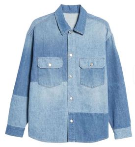 Chemises en jean pour hommes LUXE ATTIRE INDUSTRY – Chemise en jean en coton élégante, design classique et décontracté, anti-plis, écologique, haute qualité, ODM - Product Image 3