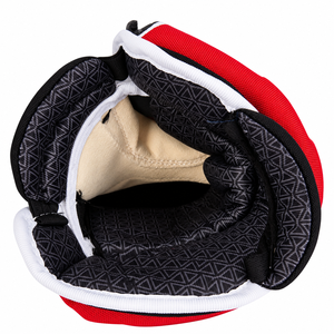 Gants de hockey sur glace IBERIA Premium rouge noir blanc |   Gants de joueur de hockey |   Vente en gros OEM personnalisée - Product Image 6