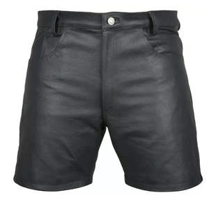 Nouveauté : Shorts en cuir pour homme fabriqués par le meilleur fabricant, disponibles au meilleur prix, shorts en promotion. - Product Image 3