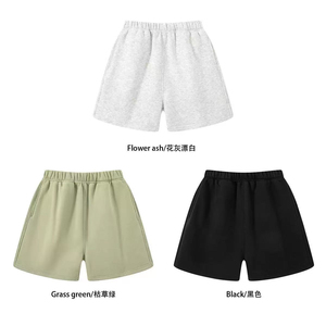 Shorts de sport décontractés en molleton français pour hommes, en coton mélangé doux, taille élastique, pour la course, le fitness et l'entraînement – Vente en gros - Product Image 2