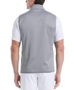 Gilet de golf unisexe en cuir sans manches, léger, coupe-vent, avec fermeture éclair 1/4, enduit, pour sports de plein air, course à pied et randonnée - Vente en gros - Product Image 3