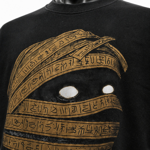T-shirt noir surdimensionné personnalisé, imprimé vintage, coton, streetwear, homme, tee-shirt imprimé de haute qualité, logo OEM - Product Image 6