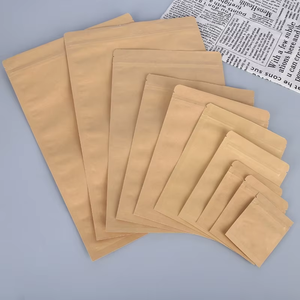 Premium Food Packaging Reusable Recyclable Customizable Kraft Paper Ziplock <b>Bag</b> AL/PE Food safe in Vietnam - Product Image 4