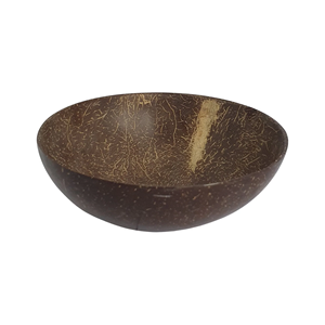 Bols modernes écologiques en coquille de noix de coco polie, durables, sans plomb, sans danger pour les aliments, vente en gros, cuillère incluse, vaisselle de mariage - Product Image 1