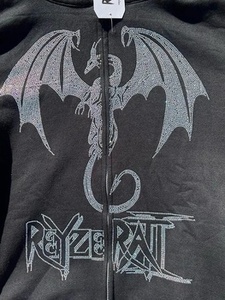 Sweat à capuche unisexe Streetwear Y2K délavé à l'acide, 100% coton, personnalisé 3D pour broderie, coupe oversize vintage, automne, homme - Product Image 3