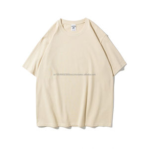 Direct Selling O-Neck <b>White</b> Cotton <b>T</b> <b>Shirt</b> 280gsm <b>T</b>-<b>Shirt</b> Blanc Casual Short Sleeve <b>Blank</b> <b>T</b>-<b>Shirt</b> Oversized - Product Image 2