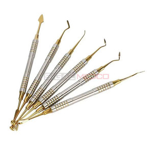Ergonomic 6Pcs Dental Spatula Set with Lightweight Handle and Titanium Plated Tips for Precision Mixing and Easy Use - Product Image 2