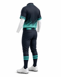 New Light <b>Weight</b> Comfortable Slim Fit Hot <b>Sale</b> Men's Baseball Uniform Design Your Own Team Wear Quick Dry Baseball Uniform - Product Image 3