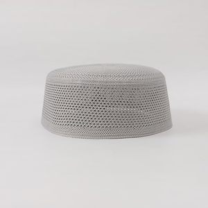 Gorros de Oración Musulmanes para Hombre, Gorros Tejidos Suaves y Cómodos, Gorro de Malla, Turbante Redondo Indio, Gorro de Oración Kufi, Kufi de Algodón Tejido - Product Image 2