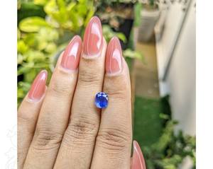 Zafiro Azul en Forma de Cojín, Gema Suelta de Calidad Premium, Tamaños Personalizados para Fabricación de Joyería - Product Image 2