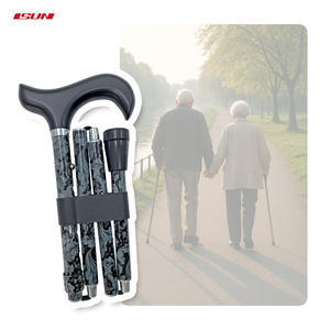 ไม้เท้าพับได้5ระดับพร้อมปลายยางกันลื่น - Product Image 1