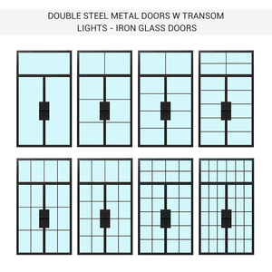 Intérieur en cuivre de sécurité de qualité commerciale au design moderne Caractéristiques antirouille de qualité supérieure <span class=keywords><strong>Porte</strong></span> double en verre avec cadre en laiton solide - Product Image 3